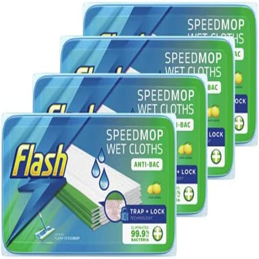 Flash Speed-mop Wet Cloth Refills (Pack Of 4)