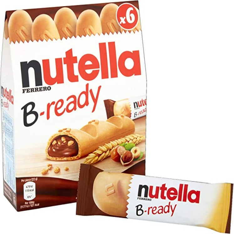 Nutella B-Ready Hazelnut Biscuit Snack Bars