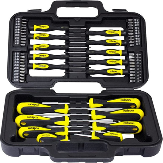 Rolson 28882 58 pc Screwdriver Set