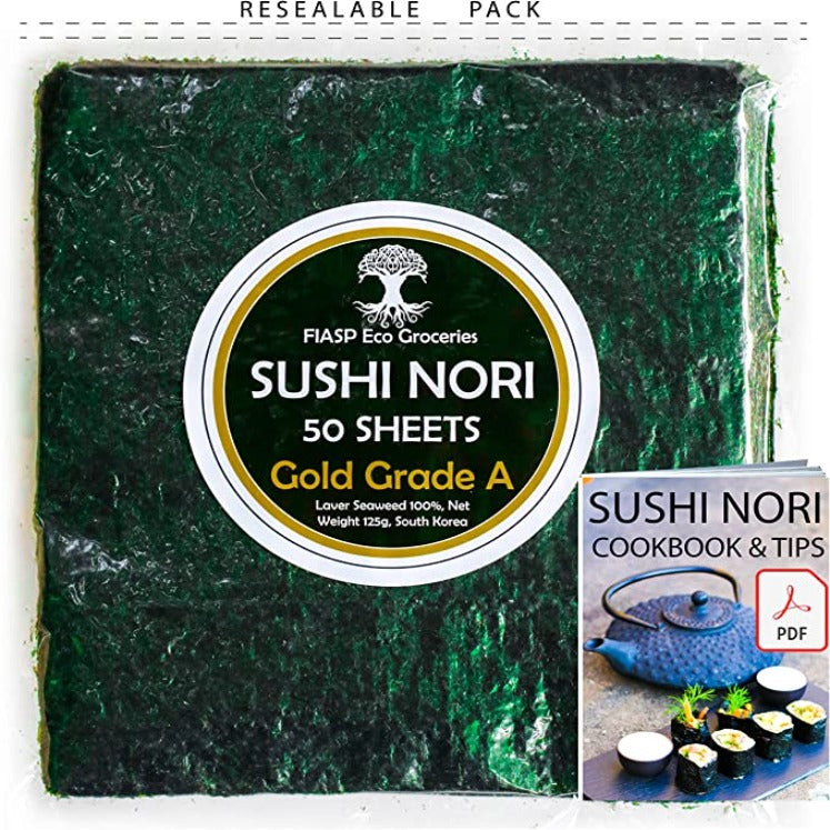 Sushi Nori Seaweed (50 Sheets)