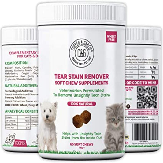 C&G Pets Tear Stain Remover Wipes